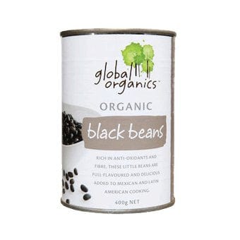 Global Organics Black Beans 400g